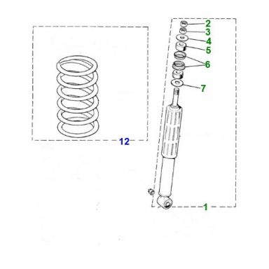 SPRING & SHOCK KIT  SSKIT501